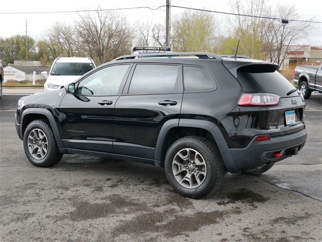 Used 2021 Jeep Cherokee Trailhawk with VIN 1C4PJMBX1MD128615 for sale in Owatonna, Minnesota