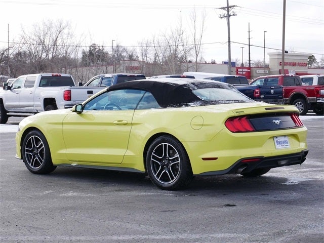 Used 2021 Ford Mustang EcoBoost Premium with VIN 1FATP8UH2M5107296 for sale in Owatonna, Minnesota